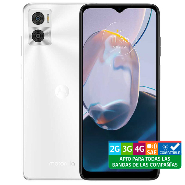 TELEFONO MOTO E22I BLANCO 2GB + 64GB 