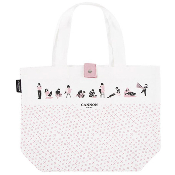 TOTE BAG 100% ALGODÓN CROSS PINK A 
