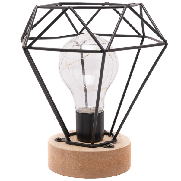 LAMP.LED 17CM ROS/DOR/PLA/TRAN 