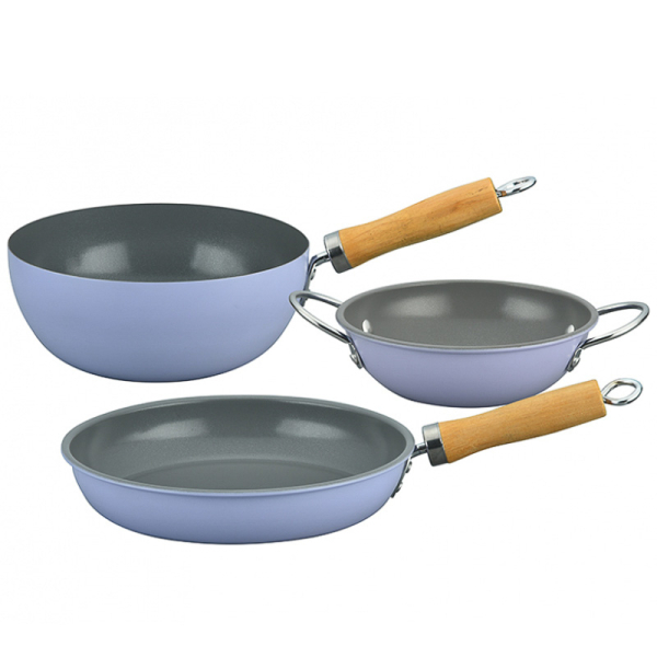 SET NORUEGA 3 PIEZAS PURPURA 