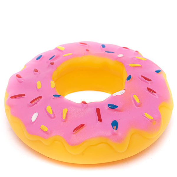 JUGUETE PARA MASCOTA DONUTS ROSADO 