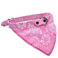 COLLAR BANDANA 38CM ROSADO 