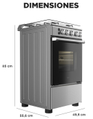 COCINA MCG-4QSG20NS MIDEA