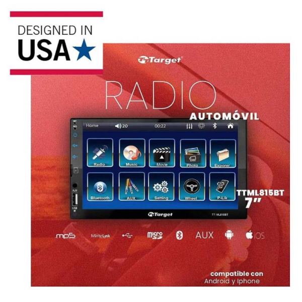 RADIO AUTO TTML-815BT 