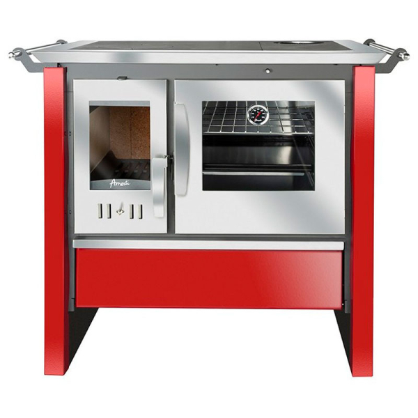 COCINA A LEÑA ALLEGRA XL ROJA 