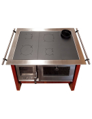COCINA A LEÑA ALLEGRA XL ROJA 