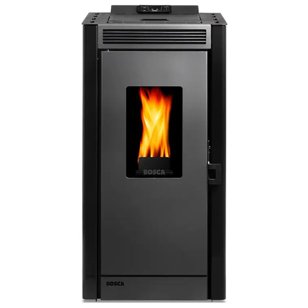 CALEFACTOR PELLET BLACK VISION NEGRA 