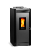 CALEFACTOR PELLET BLACK VISION NEGRA 