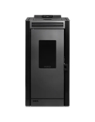 CALEFACTOR PELLET BLACK VISION NEGRA 