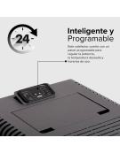 CALEFACTOR PELLET BLACK VISION NEGRA 