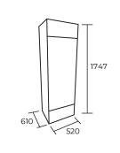 VISICOOLER LG265 224LT 