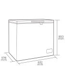 FREEZER HORIZONTAL HS-186C 