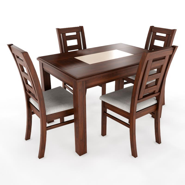 COMEDOR 4S PORCELANATO NOGAL 
