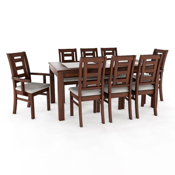 COMEDOR PORCELANATO 6S+2S NOGAL 
