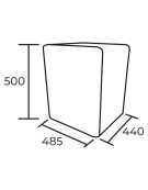 MINIBAR RETRO HS-65LB 47LT. 