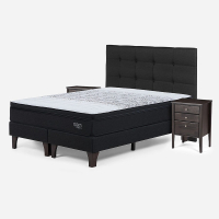 CAMA EUROPEA TEMPO 2 PLAZAS ISSEY.GRAFITO ROSEN 