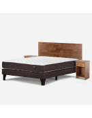 CAMA EUROPEA NEW ERGO T 2 PLAZAS 150 X 200 CM CON MUEBLES TABOR 