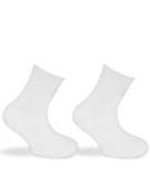 BI-PACK CALCETIN ALGODON BLANC