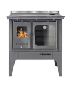 COCINA A LEÑA S-800 GRIS 