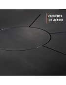 COCINA A LEÑA S-800 GRIS 