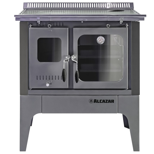 COCINA A LEÑA S-900 GRIS 