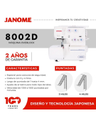 MAQUINA OVERLOCK 8002D 
