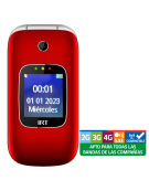 TELEF. SENIOR D330R 4G ROJO 