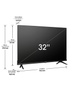 TV LED 32"32A4K SMART TV 