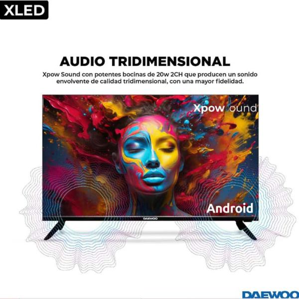 TV LED 32" DTVAX-3224 ANDROID 