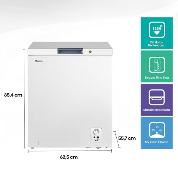 FREEZER HORIZONTAL FC184D4AW1 142L 