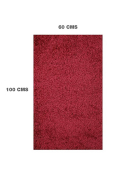 BAJ.SHAGGY PREM.060X100 ROJO 