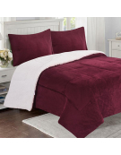 CUBRECAMA SHERPA FLANNEL 2.0PL BURDEO 