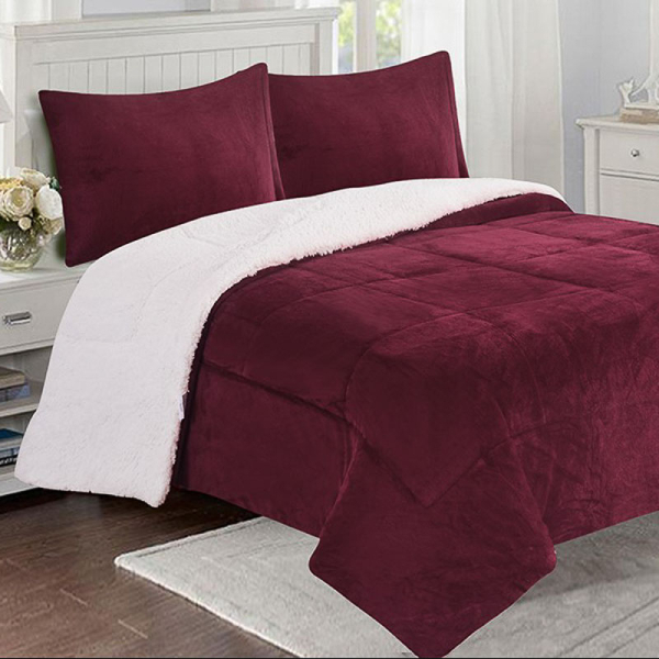 CUBRECAMA SHERPA FLANNEL 2.0PL BURDEO 
