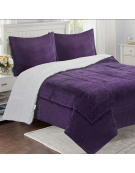 CUBREC. SH. FLANNEL PURP.1.5P 