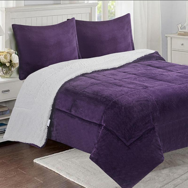 CUBREC. SH. FLANNEL PURP.1.5P 