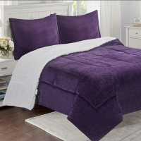 CUBREC. SH. FLANNEL PURP.1.5P 