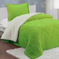 CUBRECAMA SHERPA CORAL INF.1.5P VERDE 