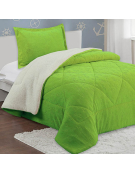 CUBRECAMA SHERPA CORAL INF.1.5P VERDE 