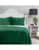 CUBRECAMA SHERPA FLANNEL VERDE 2.0P 
