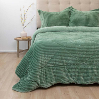 CUBRECAMA COTELON C/SH 2.0P VERDE 