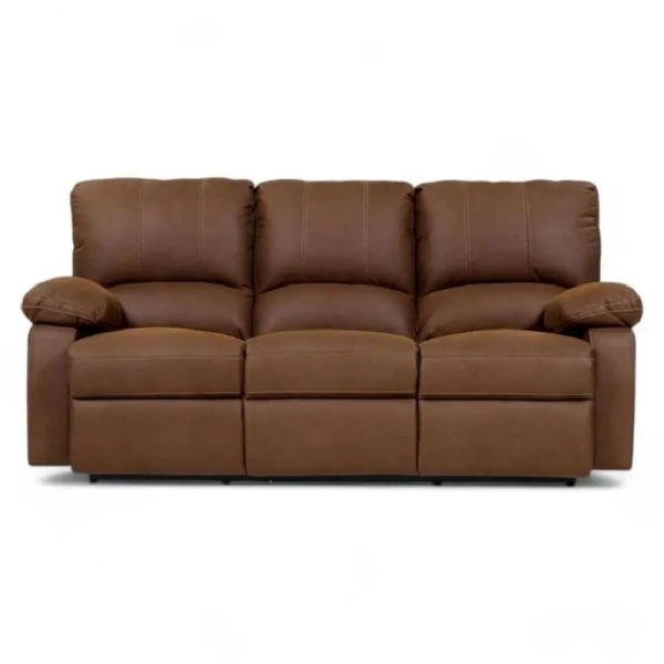 SOFA REC ARCHIE 3C TELA MARRON