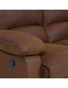 SOFA REC ARCHIE 3C TELA MARRON