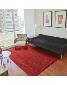 ALFOMBRA SHAGGY PREMIUM 150X200 ROJO 