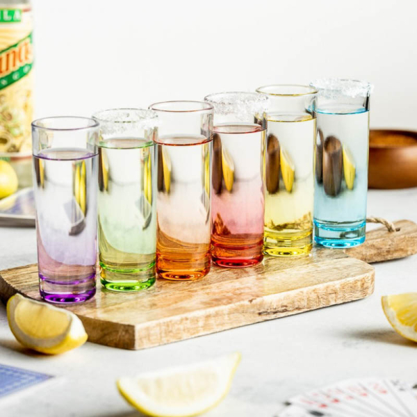 SET 6 VASOS 5.5CL CANCUN COLOR 