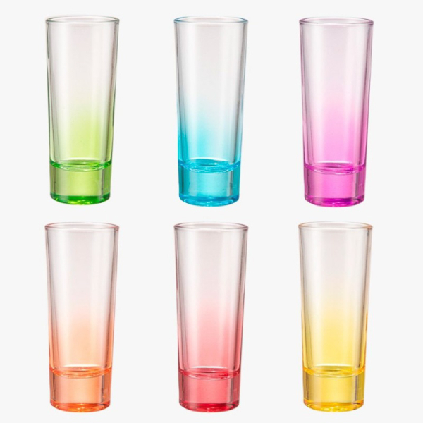 SET 6 VASOS 5.5CL CANCUN COLOR 