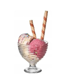 SET 4COPAS POSTRE 300ML LONDON 