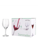 SET 6 CPS DEG. 400ML SOMMELIER 