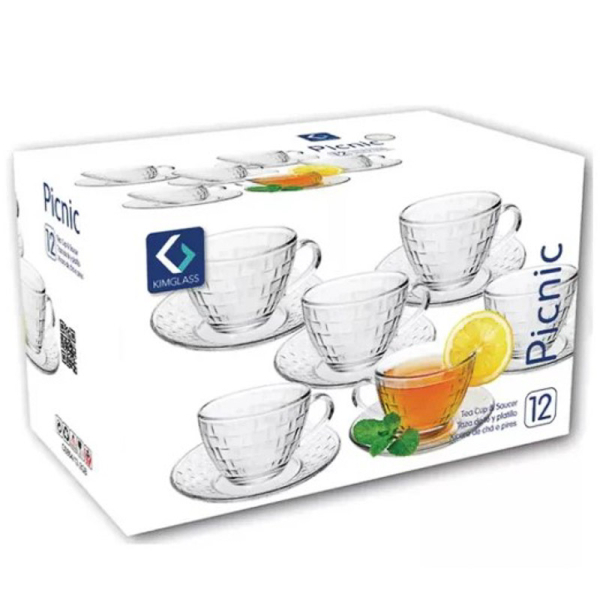 SET TÉ 12PZS PICNIC 230ML 