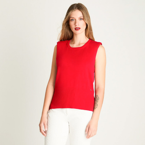 IMP POLERA TEJIDA 106510 ROJO