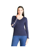 IMP POLERA TEJIDO 816508 AZUL